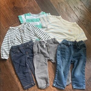 Kids Neutral Gray Pull-On Jogger Pants - Toddler Bottoms